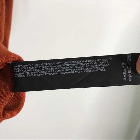 New Theory Relaxed Merino V-Neck Refine Sweater S - Picture 9 of 9